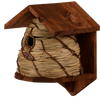 Vogelhaus Bienenkorbform Fichtenholz und Schilf | Esschert Design