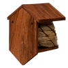 Vogelhaus Bienenkorbform Fichtenholz und Schilf | Esschert Design