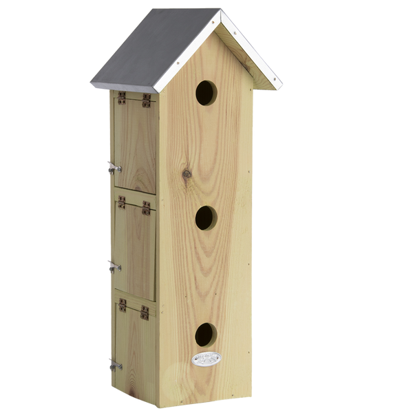 Esschert Design Sparrow Villa – Vogelhaus für mehrere Haussperlinge