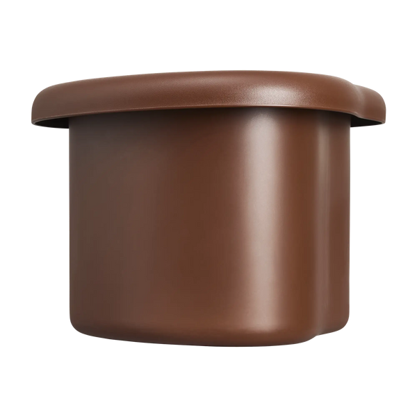 Organic bijenhotel kastanje bruin – insectenhotel voor solitaire bijen | Duurzaam gerecycled kunststof & weerbestendig