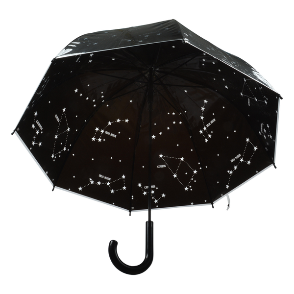 Regenschirm transparenter Sternenhimmel