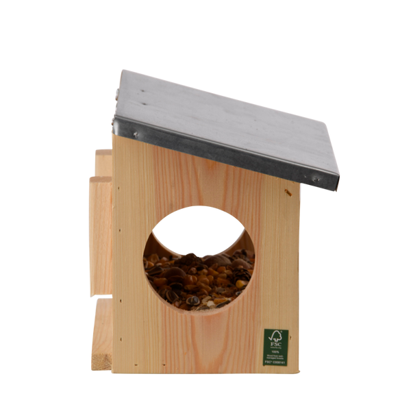 Eekhoornvoederhuis met 2 Ingangen – Hout | Esschert Design – foto 2