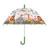 Kinderregenschirm Dschungel transparent