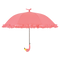 Regenschirmflamingo mit Rüschen