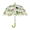Regenschirm Vogelkeule transparent