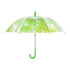 Regenschirm transparente Dschungelblätter